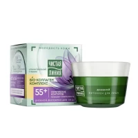 Чистая Линия крем для лица Шлемник и морошка от 55 лет Ночной 45 мл