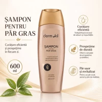 Dermokil sampon 600 ml pentru par gras - thumbs image 2
