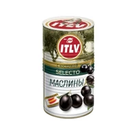 Masline negre cu simbure, Itlv (190g - 280/320) 370ml - thumbs image 1