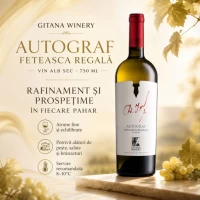 Autograf Feteasca Regala vin alb sec 750 ml - thumbs image 2