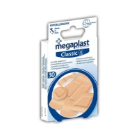 Plasturi impermeabili Megaplast Emplastru Classic 5 marimi, 30 bucati