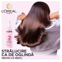 Elseve Glycolic Gloss Несмываемая сыворотка для блеска волос, 2% Комплекс для блеска с гликолевой ки - thumbs image 2