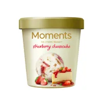 Sandra Moments Inghetata Strawberry Cheesecake 465ml - thumbs image 1