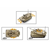 Set de constructie Merkava MK4 RC Tank, cu telecomanda, 891 elem. - thumbs image 4