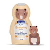 On Line Kids Sampon-gel 350ml 3in1 Biscuit - thumbs image 2