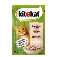 Kitekat Hrana umeda pentru pisici Adult Somon 85g