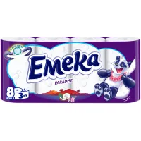 Emeka Hartie igienica, 3 straturi, 8 role Paradise