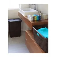 Cos pentru rufe NATURAL STYLE 40 L Maro - thumbs image 3