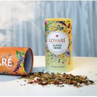 Зелёный чай Lovare Alpine Herbs с шиповником, травами и лепестками цветов, 80 г - thumbs image 4
