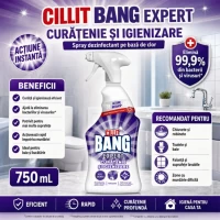 Дезинфицирующий спрей с хлором Cillit Bang Чистота и Гигиена 750 мл - thumbs image 2