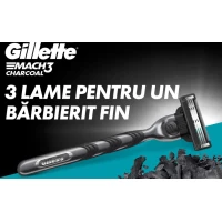 Gillette Aparat de ras Mach3 Charcoal Rez 2 - thumbs image 3
