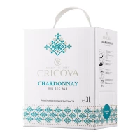 Cricova alb sec National Chardonnay Box 3 L