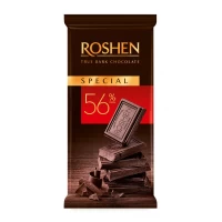 Ciocolata Roshen neagra Special 56% 85g