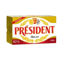 Unt de vaca President 82%, 180g