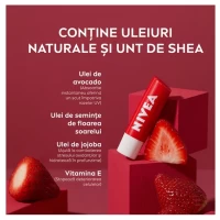 Nivea Balsam de buze Strawberry Shine 4.8 g - thumbs image 3