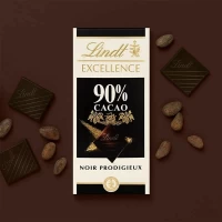Lindt Excellence Темный шоколад с 90% какао 100 г - thumbs image 3