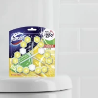 Domestos Блок для очищения туалета Trio Lime, 3x50г - thumbs image 3