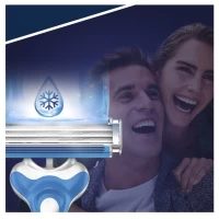 Бритва для мужчин Gillette Blue3 Cool, одноразовая, 3 шт. - thumbs image 3
