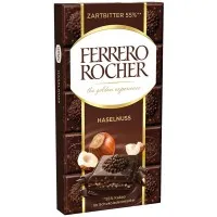 Ferrero Rocher Шиколад 90г чёрнное с орехами