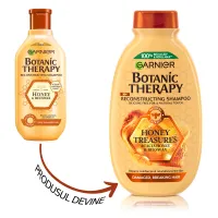 Garnier Botanic 400 мл Шампунь с медом и пчелиным воском для поврежденных и склонных к ломкости воло - thumbs image 2