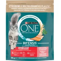 Purina One Steril Hrana uscata pentru pisici (somon,griu) 800g