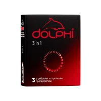 Dolphi Prezervativ 3 in 1 3 buc