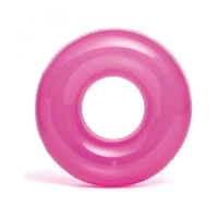 Colac gonflabil de înot transparent 76 cm, max. 40 kg, 3 culori, 8+ ani, Intex (59260)