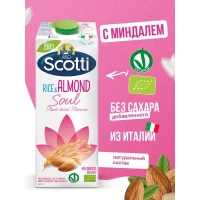 Riso Scotti BIO Рисовый напиток с миндалём, 1 л - thumbs image 2