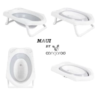 Складная ваночка с градусником Moni Grey, 84 см - thumbs image 3