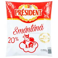 Сметана President Alba 20% 450г - thumbs image 2