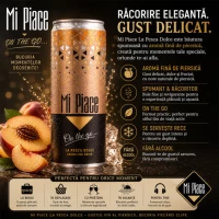 Игристое вино Mi Piace с персиком в банке 250 мл - thumbs image 2
