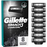Запасные части для бритвы Gillette Mach3 Charcoal, 8 шт. - thumbs image 2