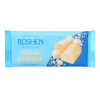 Ciocolata Roshen alba aerata 80g