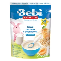 Bebi Premium Terci de orez cu lapte si caise (4 m+) 200 gr - thumbs image 1