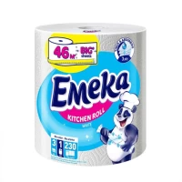 Emeka Prosop de bucatarie White Jumbo, 3 straturi, 1 rola, 230 foi