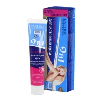 Eveline Crema depilatoare ultra-delicată 9-în-1 Q10+R, 125 ml