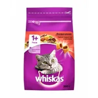 Whiskas сухой корм для кошек с говядиной 300 г