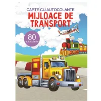 Carte cu autocolante mijloace de transport
