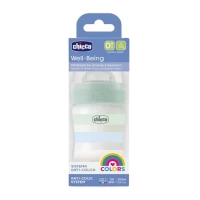 Chicco Пластиковая бутылочка для кормления с силиконовой соской 150 мл