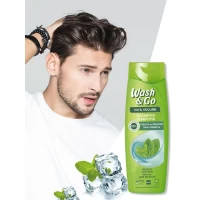 Wash&Go Sampon 400ml cu extract de menta - thumbs image 3
