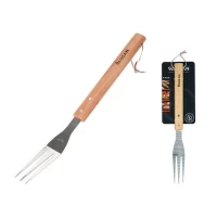 Вилка для барбекю Vaggan 38cm, ручка дерево - thumbs image 2