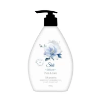 Крем-гель для душа Shik De Luxe Pure&Care Протеины шелка 900 мл