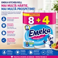 Emeka Prosoape de bucatarie 8+4 role 3 str White - thumbs image 2