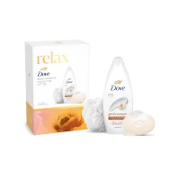 Подарочный набор 2025 Dove гель для душа Gentle Pamper, 250мл + питательное мыло-крем Dove, 90г + пу - thumbs image 3