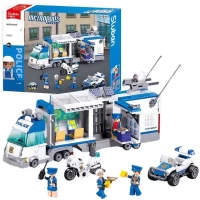 Set de constructie Sectorul de politie mobil, 510 elem. - thumbs image 3