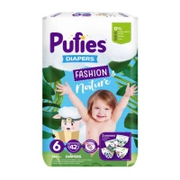 Pufies Scutece Fashion & Nature XL N6, 13+kg 42buc