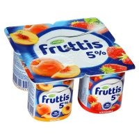 Йогурт Fruttis 5% Клубника и Персик 115 г - thumbs image 2