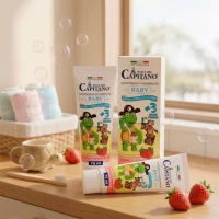 Pasta del Capitano Pasta de dinti pentru copii capsuna, 3+, 75 ml - thumbs image 2