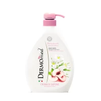DermoMed Sapun-crema lichid 1L Frangipan si piersica alba