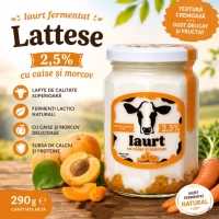Йогурт ферментированный Lattese 2,5% Абрикос и морковь 290 гр - thumbs image 2